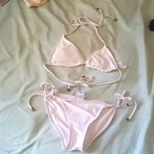 White bikini